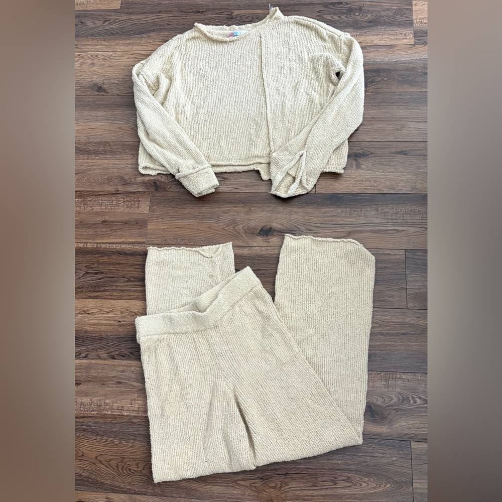Free people beach xs Set in Cream